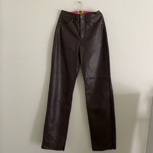 Express Leather Pants